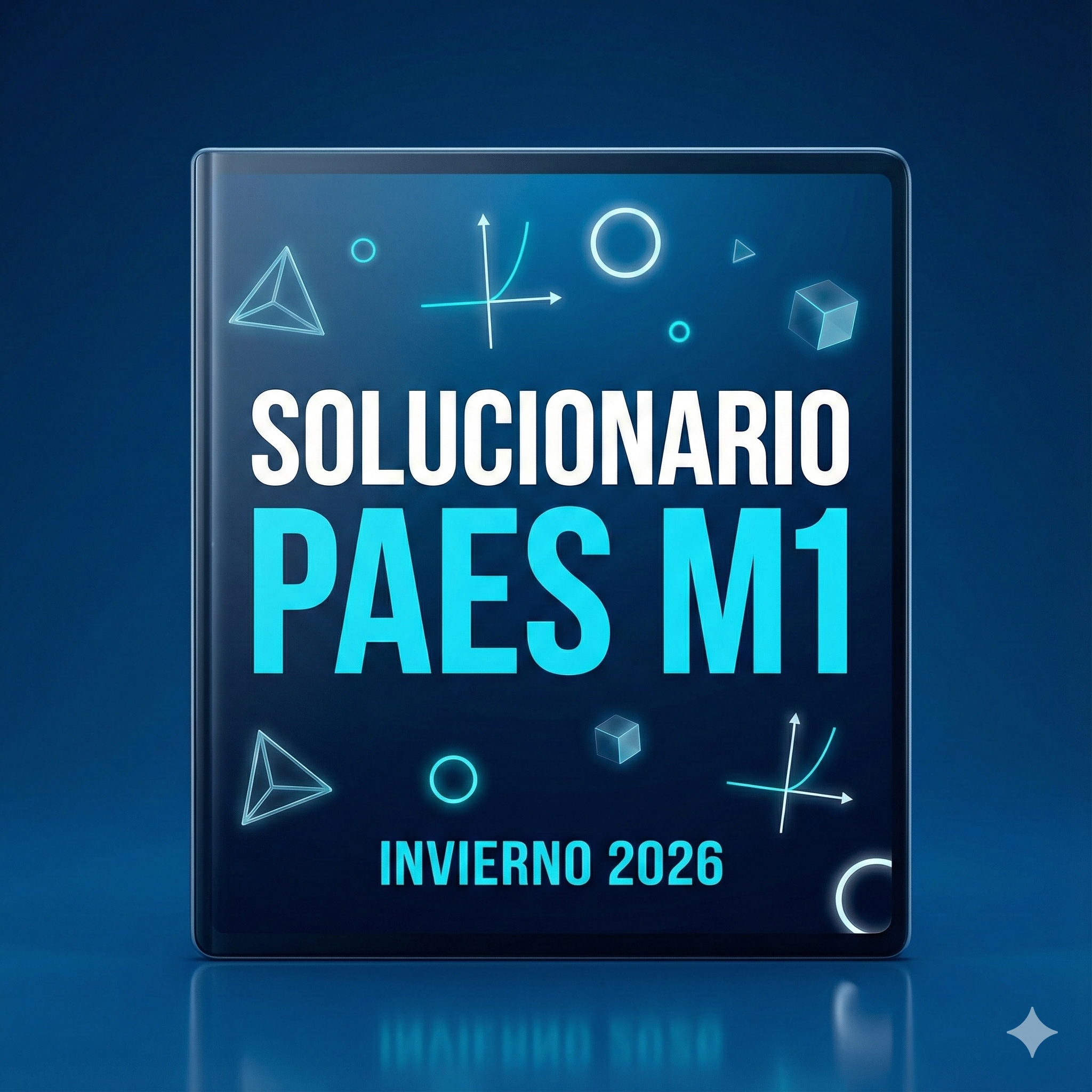 Solucionario PAES Matemáticas M1 Invierno 2026